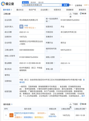 阿里巴巴布局新賽道 尋鄉(xiāng)網絡公司成立，日用雜品銷售探索鄉(xiāng)村經濟新路徑